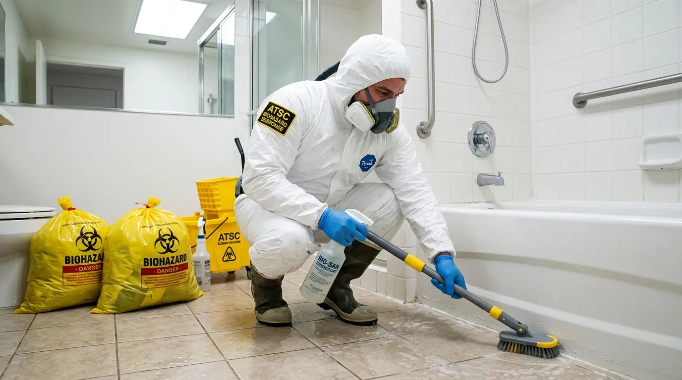 Decontamination equipment deployed for Blood Cleanup in West Jordan